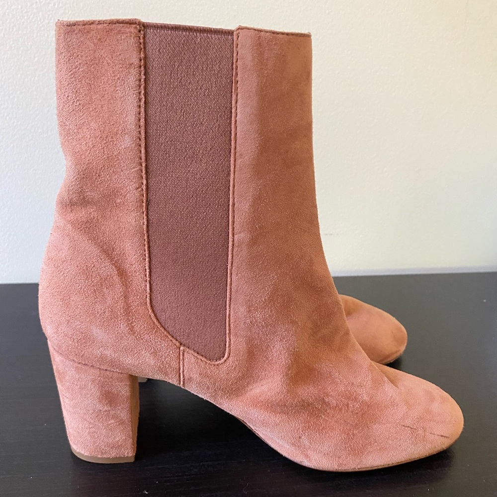 Sezane suede boots size 38